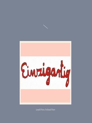 cover image of Einzigartig
